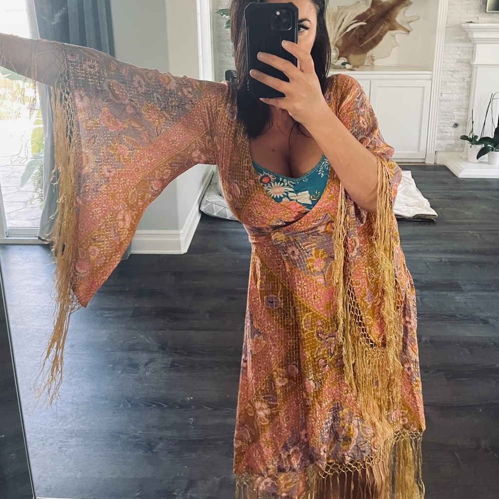 💔SOLD💔 SPELL | SAMPLE Lolita Wrap Dress Kimono - Picture 6 of 17